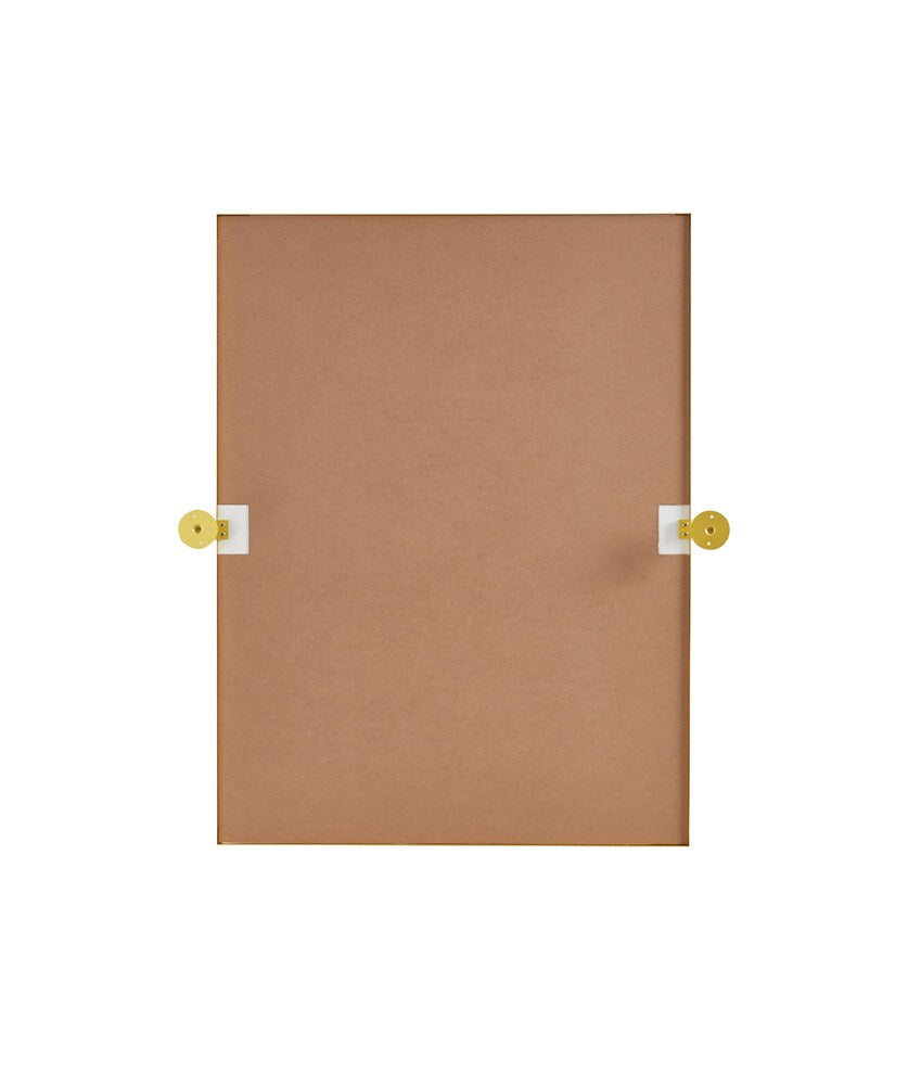 Elegant Furniture & Lighting - Everly Rectangle pivot mirror 24x32 inch in gold - MR6E2432GD veiw 6