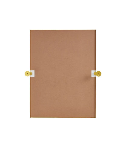 Elegant Furniture & Lighting - Everly Rectangle pivot mirror 24x32 inch in gold - MR6E2432GD veiw 6