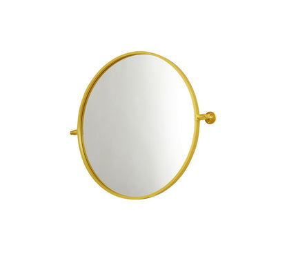 Elegant Furniture & Lighting - Everly Round pivot mirror 24 inch in gold - MR6B24GD veiw 5