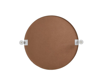 Elegant Furniture & Lighting - Everly Round pivot mirror 24 inch in silver - MR6B24SIL veiw 6