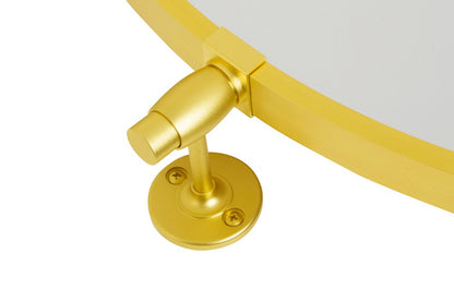 Elegant Furniture & Lighting - Everly Round pivot mirror 30 inch in gold - MR6B30GD veiw 4