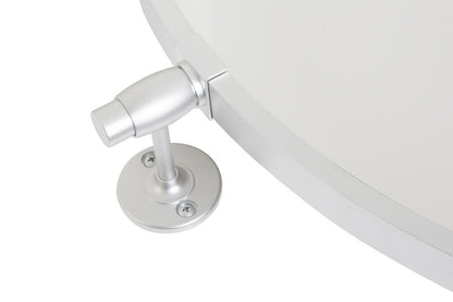 Elegant Furniture & Lighting - Everly Round pivot mirror 30 inch in silver - MR6B30SIL veiw 4