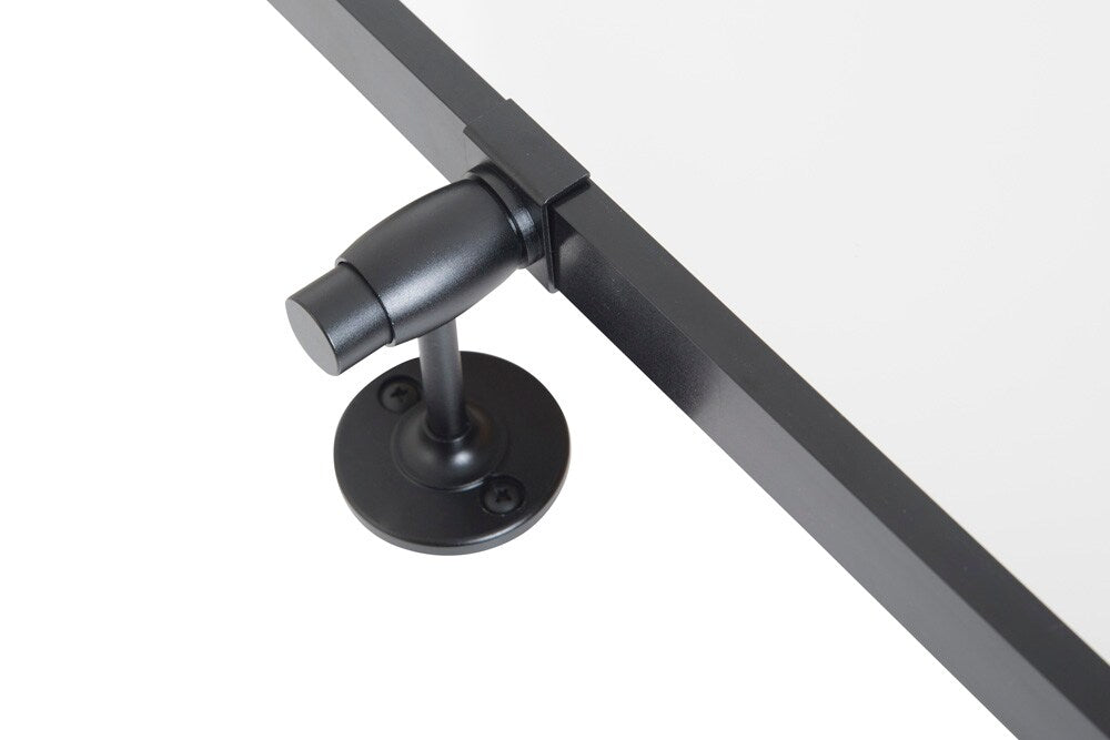 Elegant Furniture & Lighting - Everly Soft corner pivot mirror 20x24 inch in black - MR6A2024BLK veiw 4