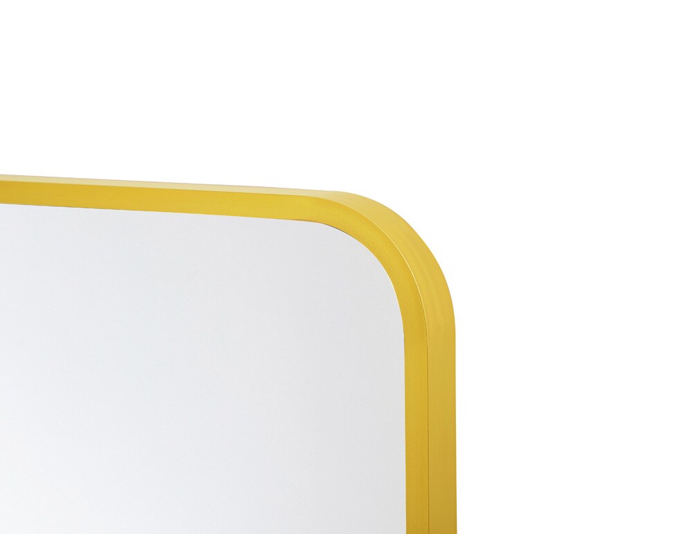 Elegant Furniture & Lighting - Everly Soft corner pivot mirror 20x24 inch in gold - MR6A2024GD veiw 5