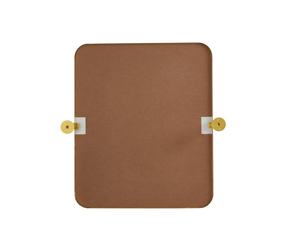 Elegant Furniture & Lighting - Everly Soft corner pivot mirror 20x24 inch in gold - MR6A2024GD veiw 7