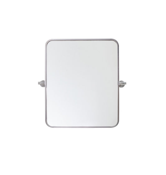 Elegant Furniture & Lighting - Everly Soft corner pivot mirror 20x24 inch in silver - MR6A2024SIL veiw 1
