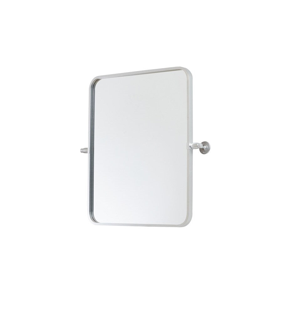 Elegant Furniture & Lighting - Everly Soft corner pivot mirror 20x24 inch in silver - MR6A2024SIL veiw 6