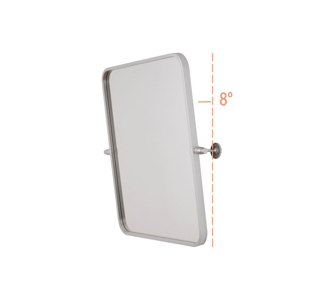 Elegant Furniture & Lighting - Everly Soft corner pivot mirror 20x24 inch in silver - MR6A2024SIL veiw 8