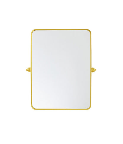 Elegant Furniture & Lighting - Everly Soft corner pivot mirror 24x32 inch in gold - MR6A2432GD veiw 1