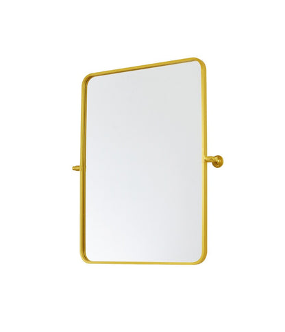 Elegant Furniture & Lighting - Everly Soft corner pivot mirror 24x32 inch in gold - MR6A2432GD veiw 6