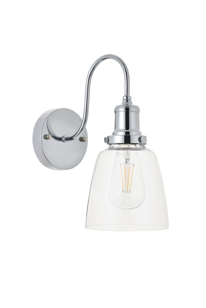 Elegant Furniture & Lighting - Felicity 1 light chrome Wall Sconce - LD4013W6C veiw 1