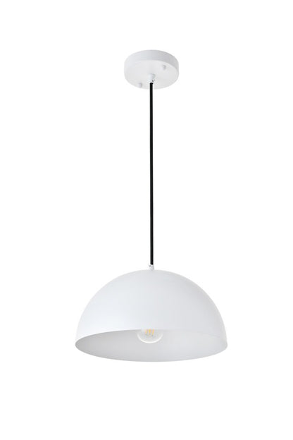 Elegant Furniture & Lighting - Forte 1 light White Pendant - LD4022D12WH veiw 10