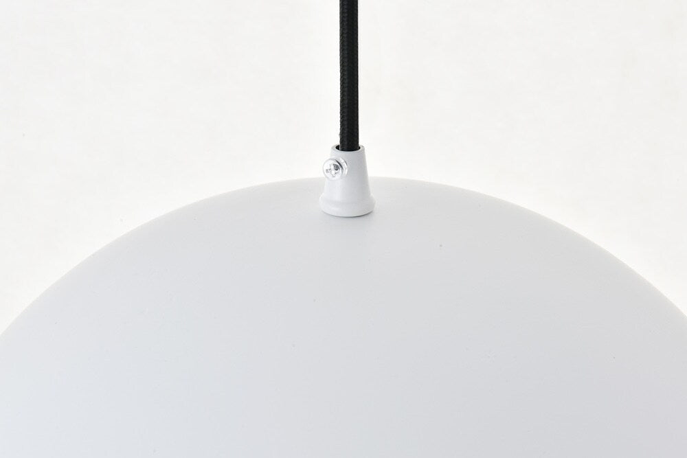 Elegant Furniture & Lighting - Forte 1 light White Pendant - LD4022D12WH veiw 13