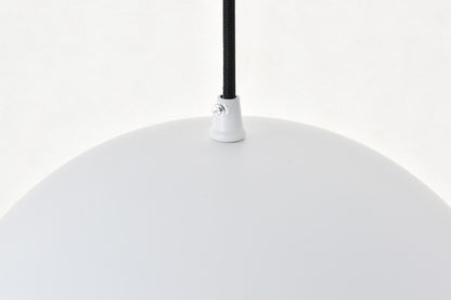 Elegant Furniture & Lighting - Forte 1 light White Pendant - LD4022D12WH veiw 13