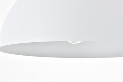 Elegant Furniture & Lighting - Forte 1 light White Pendant - LD4025D16WH veiw 3