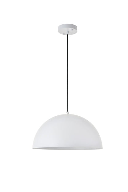 Elegant Furniture & Lighting - Forte 1 light White Pendant - LD4025D16WH veiw 6