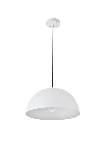Elegant Furniture & Lighting - Forte 1 light White Pendant - LD4025D16WH veiw 10