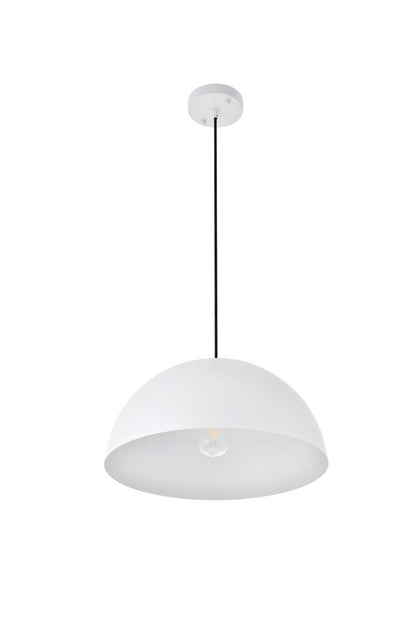 Elegant Furniture & Lighting - Forte 1 light White Pendant - LD4025D16WH veiw 12