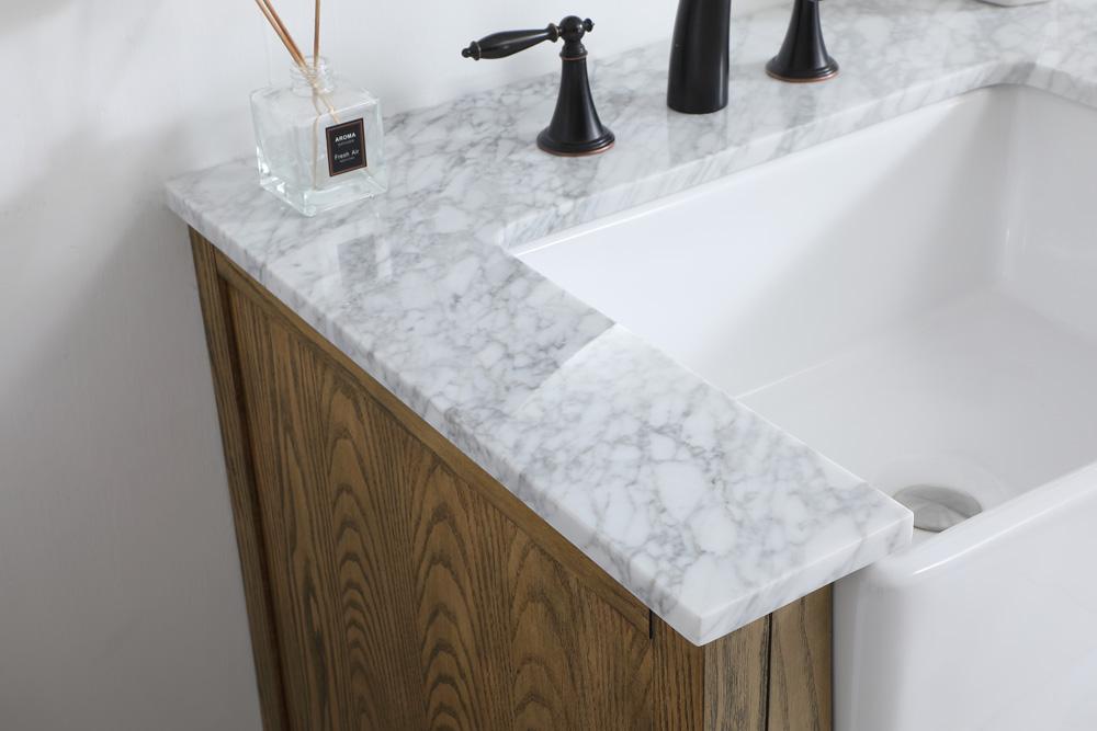 Elegant Furniture & Lighting - Franklin 36 inch Single bathroom vanity in driftwood - VF60236DW veiw 6