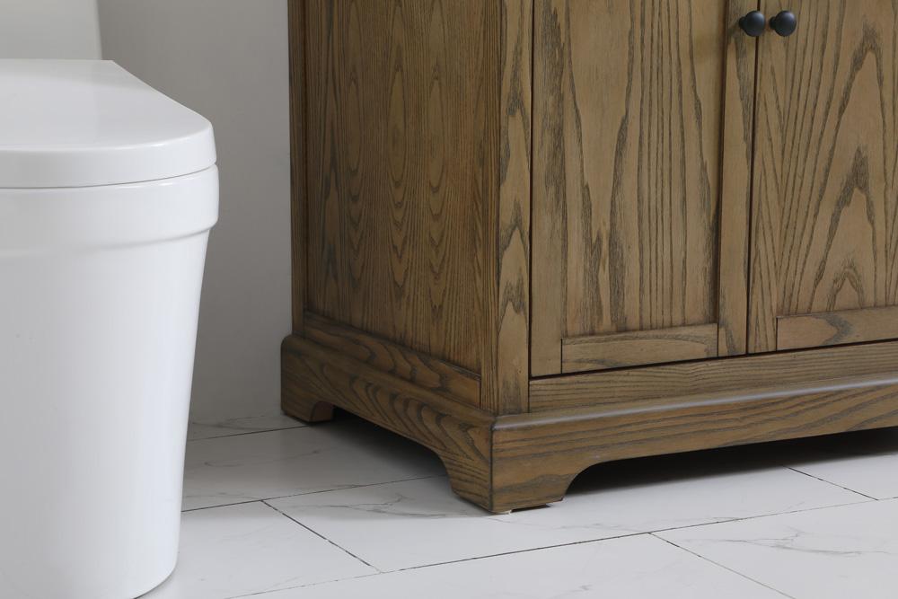 Elegant Furniture & Lighting - Franklin 36 inch Single bathroom vanity in driftwood - VF60236DW veiw 7