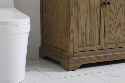 Elegant Furniture & Lighting - Franklin 36 inch Single bathroom vanity in driftwood - VF60236DW veiw 7