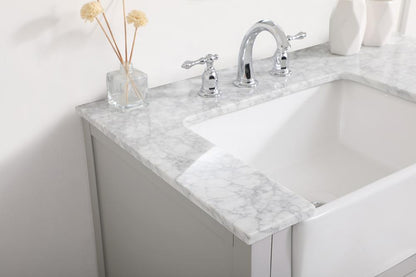 Elegant Furniture & Lighting - Franklin 36 inch Single bathroom vanity in grey - VF60236GR veiw 6