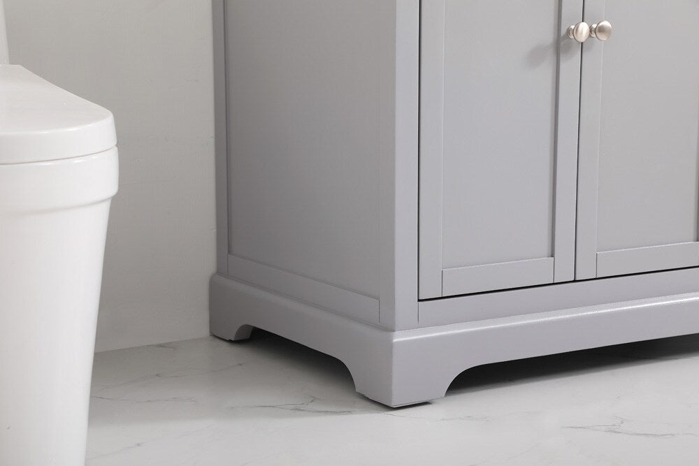 Elegant Furniture & Lighting - Franklin 36 inch Single bathroom vanity in grey - VF60236GR veiw 7