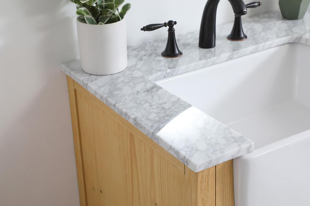 Elegant Furniture & Lighting - Franklin 36 inch Single bathroom vanity in natural wood - VF60236NW veiw 6