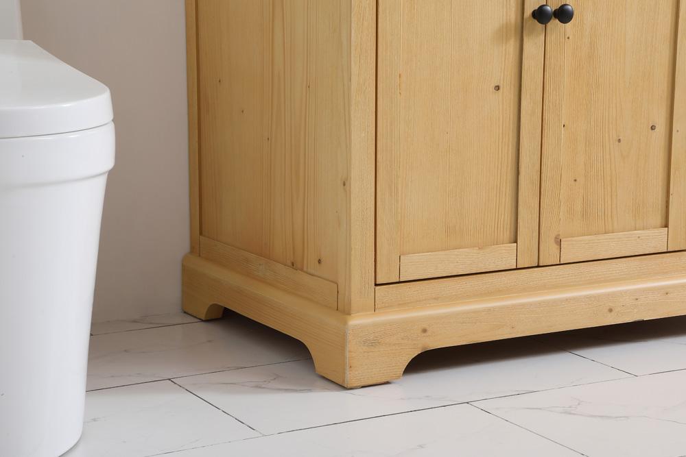 Elegant Furniture & Lighting - Franklin 36 inch Single bathroom vanity in natural wood - VF60236NW veiw 7