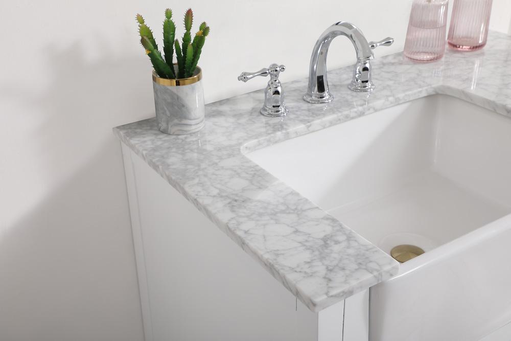 Elegant Furniture & Lighting - Franklin 36 inch Single bathroom vanity in white - VF60236WH veiw 6