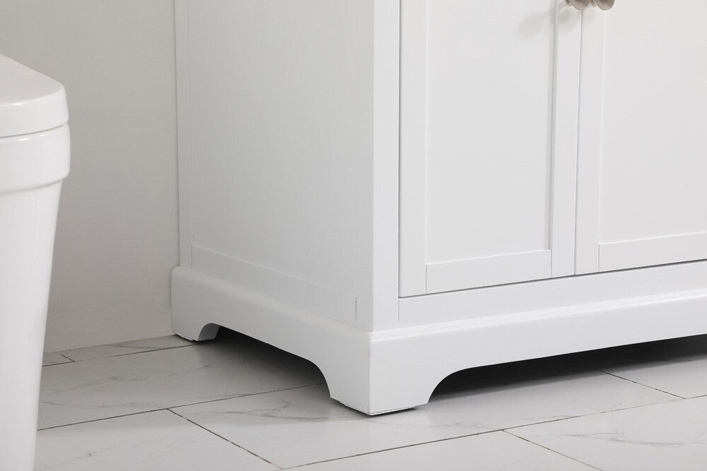 Elegant Furniture & Lighting - Franklin 36 inch Single bathroom vanity in white - VF60236WH veiw 7