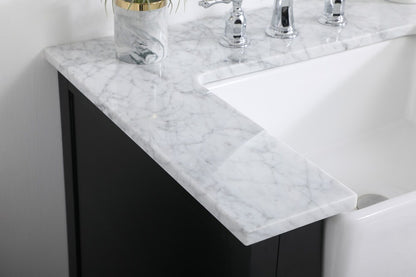 Elegant Furniture & Lighting - Franklin 42 inch Single bathroom vanity in black - VF60242BK veiw 6