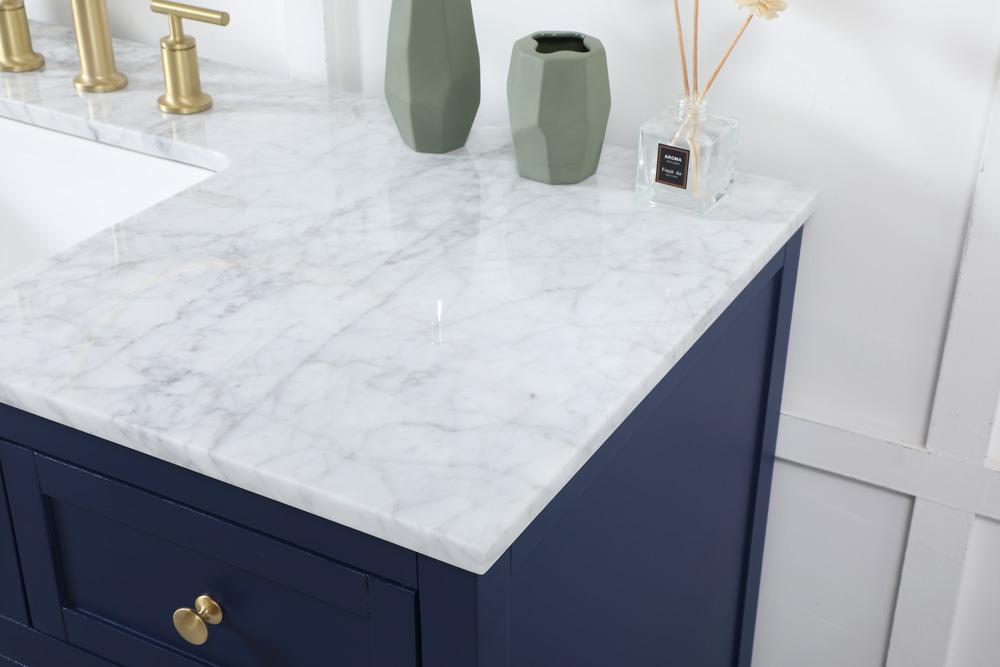 Elegant Furniture & Lighting - Franklin 42 inch Single bathroom vanity in blue - VF60242BL veiw 6