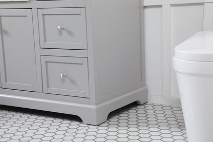 Elegant Furniture & Lighting - Franklin 42 inch Single bathroom vanity in grey - VF60242GR veiw 7