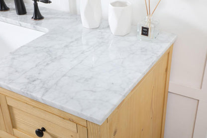 Elegant Furniture & Lighting - Franklin 42 inch Single bathroom vanity in natural wood - VF60242NW veiw 6