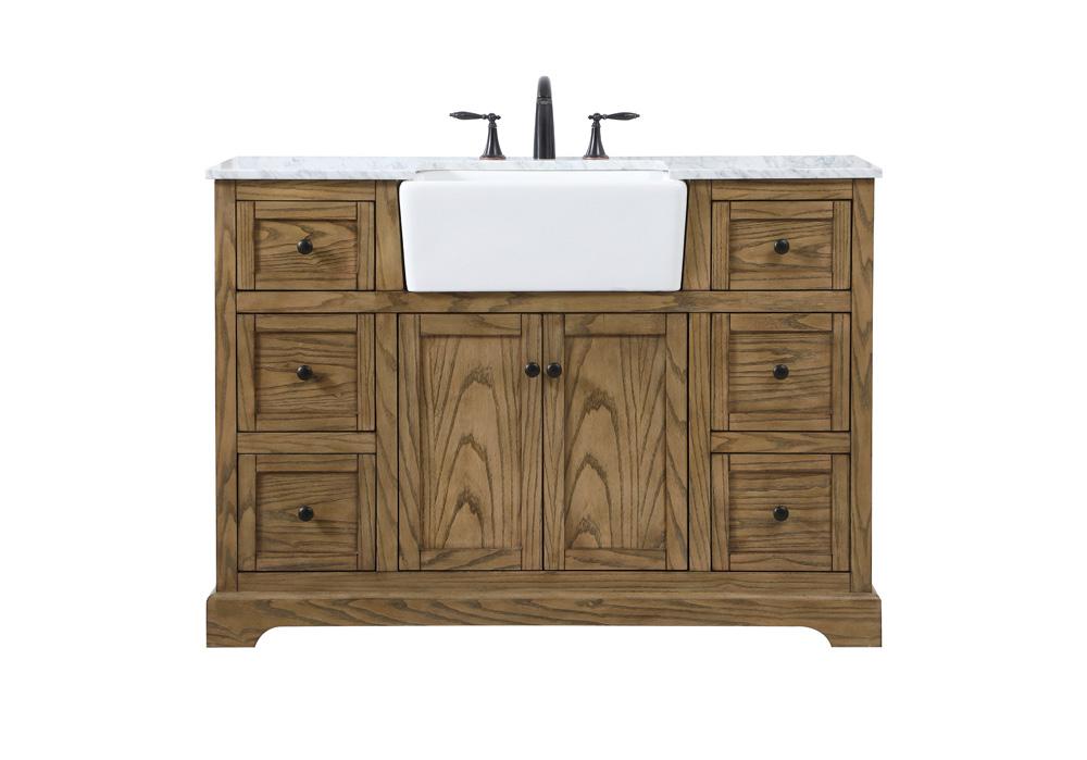Elegant Furniture & Lighting - Franklin 48 inch Single bathroom vanity in driftwood - VF60248DW veiw 1