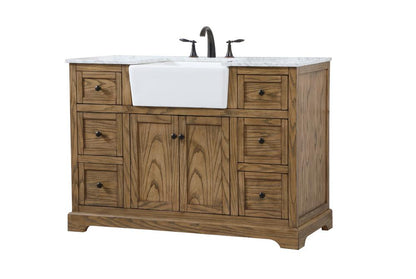 Elegant Furniture & Lighting - Franklin 48 inch Single bathroom vanity in driftwood - VF60248DW veiw 8