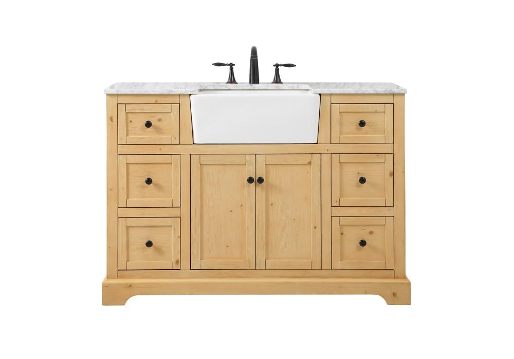 Elegant Furniture & Lighting - Franklin 48 inch Single bathroom vanity in natural wood - VF60248NW veiw 1