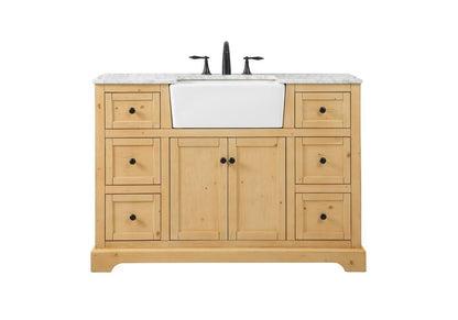 Elegant Furniture & Lighting - Franklin 48 inch Single bathroom vanity in natural wood - VF60248NW veiw 1