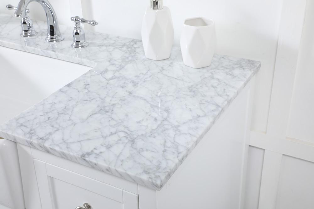 Elegant Furniture & Lighting - Franklin 48 inch Single bathroom vanity in white - VF60248WH veiw 6