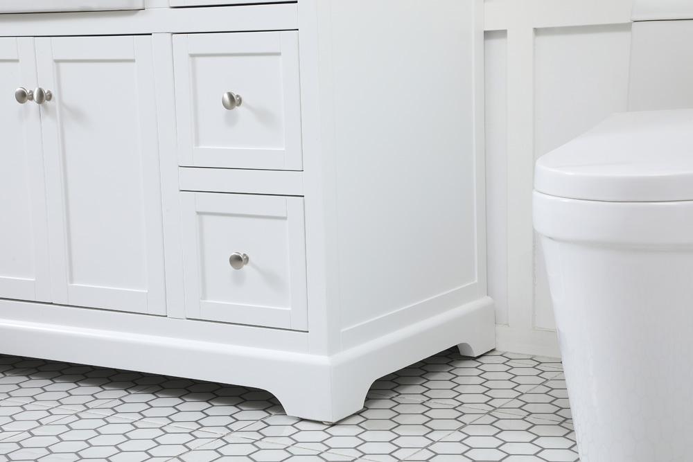 Elegant Furniture & Lighting - Franklin 48 inch Single bathroom vanity in white - VF60248WH veiw 7