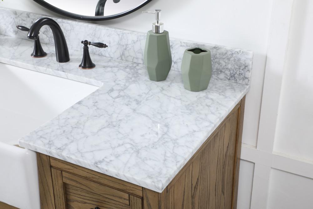 Elegant Furniture & Lighting - Franklin 48 inch Single bathroom vanity in driftwood - VF60248DW-BS veiw 6