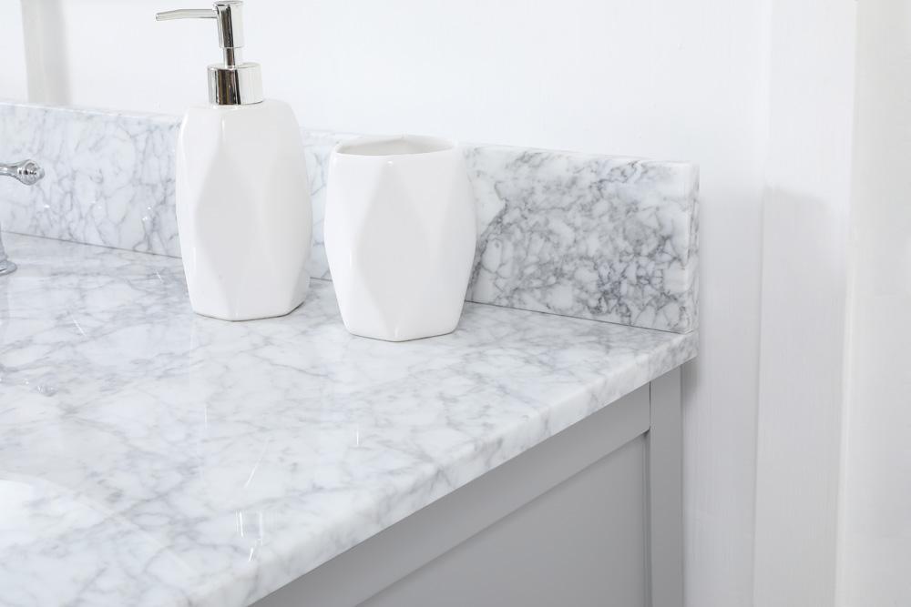 Elegant Furniture & Lighting - Franklin 48 inch Single bathroom vanity in grey - VF60248GR-BS veiw 6