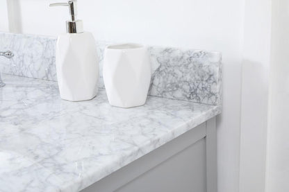 Elegant Furniture & Lighting - Franklin 48 inch Single bathroom vanity in grey - VF60248GR-BS veiw 6