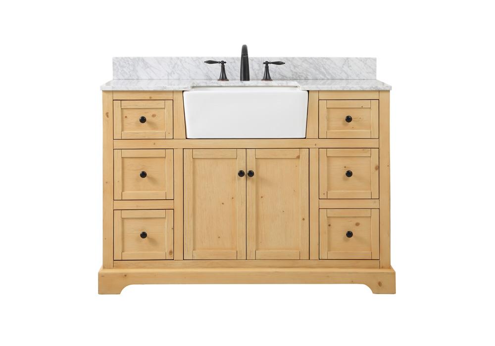 Elegant Furniture & Lighting - Franklin 48 inch Single bathroom vanity in natural wood - VF60248NW-BS veiw 1