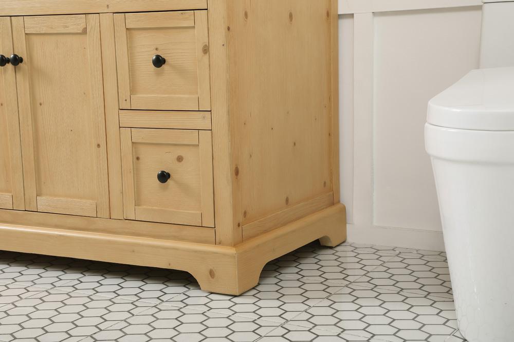Elegant Furniture & Lighting - Franklin 48 inch Single bathroom vanity in natural wood - VF60248NW-BS veiw 7