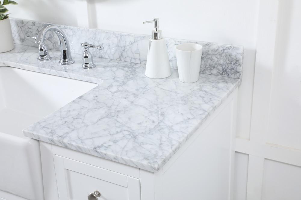 Elegant Furniture & Lighting - Franklin 48 inch Single bathroom vanity in white - VF60248WH-BS veiw 6