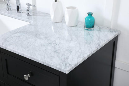 Elegant Furniture & Lighting - Franklin 60 inch Single bathroom vanity in black - VF60260BK veiw 6