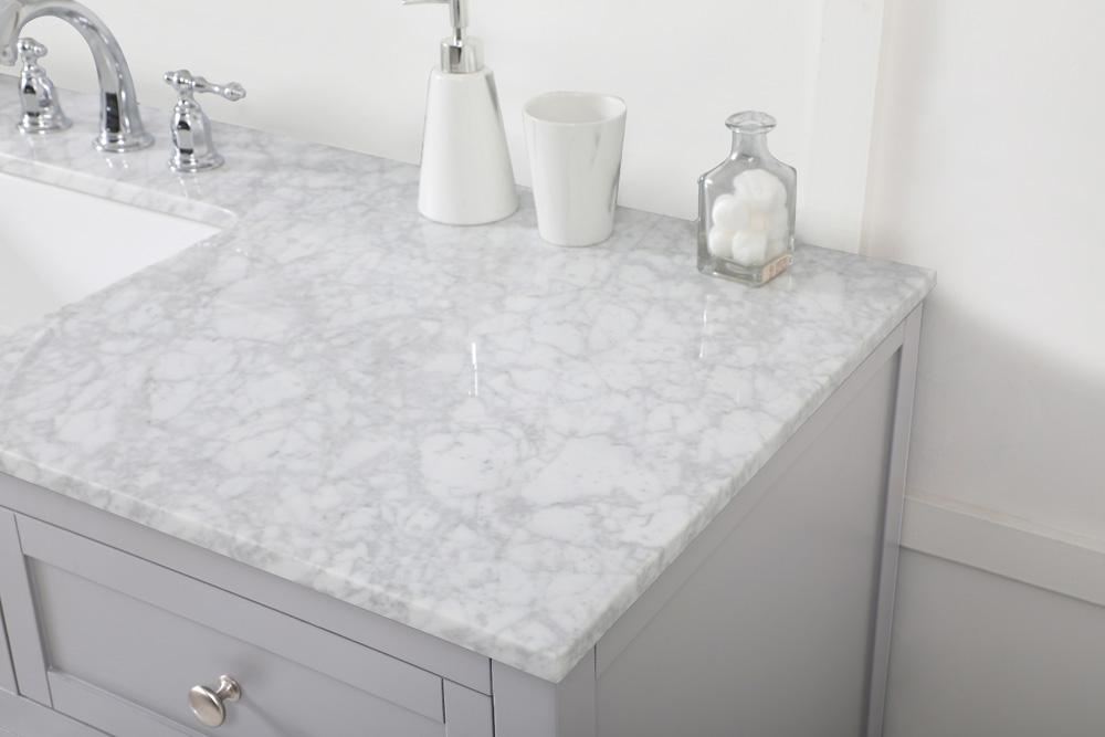 Elegant Furniture & Lighting - Franklin 60 inch Single bathroom vanity in grey - VF60260GR veiw 6