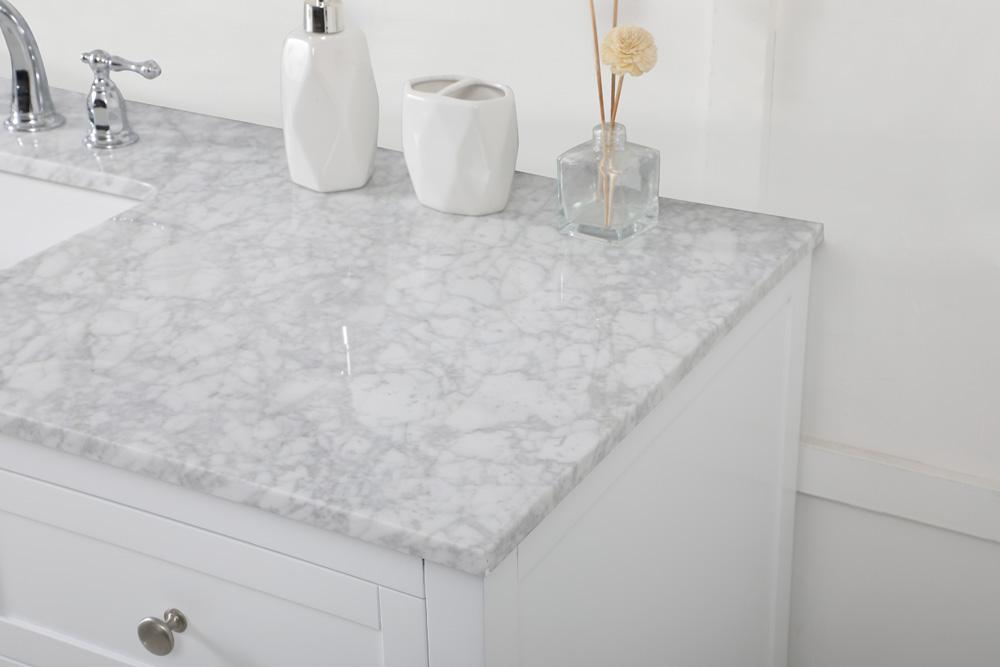 Elegant Furniture & Lighting - Franklin 60 inch Single bathroom vanity in white - VF60260WH veiw 6